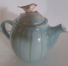 Marjolein Bastin Nature's Journey Ceramic Teapot with Songbirds & Blossoms — listing 6