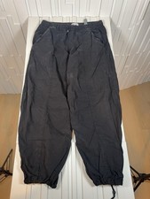Black Cuffed Jogger Leggings with Side Pockets, No Tags — listing 6