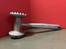 Vintage Cast Aluminum Oval Meat Serving Platter with Tree & Well Pattern — listing 5