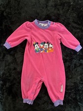 Disney Mickey Mouse Baby Boy Short-Sleeve Button-Up Shirt, Size 3 Months, Gray Allover Face Print — listing 2