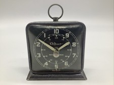Vintage Gilbert Interval Timer Alarm Clock, Black Square Metal Case — listing 5