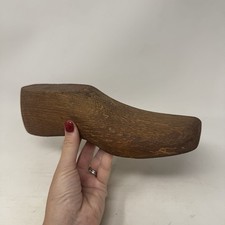 Antique Primitive Wooden Shoe Shine Box / Foot Stool with Cutout Handle — listing 2