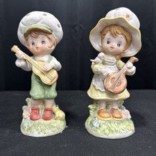 Group Lot of Mid-Century Hand-Painted Porcelain Figurines (Colonial Couples, Courting Scenes, Cherubs) — listing 2