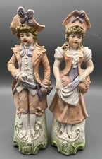 Bisque Porcelain Figurine of a Young Girl with Lamb and Bird — listing 2