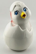 Spritz Ceramic Easter Chick Figurine with Blue Eyes and Yellow Beak — listing 3
