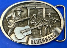 1986 C & J Inc. "Country" Musicians Pewter Belt Buckle #1446 — listing 6