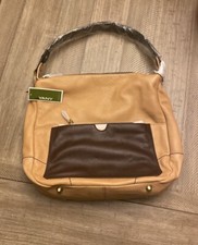 orYANY Colorblock Pebbled Leather Small Satchel Handbag, listing 5