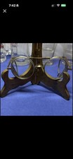 Vintage Willson Safety Goggles with Wire Mesh Side Shields and Original Enameled Metal Case — listing 3