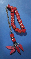 Yellow Dice Bead Worry Beads (Komboloi) with Gold Tassel — listing 3