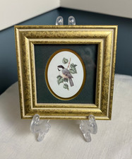 Framed Black-Capped Chickadee Print, Signed Jade, in Rustic Barnwood Frame