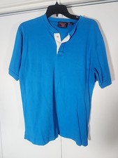 Cambridge Classics Men's Green Henley Sweater/Knit Top, Size XL