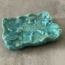 Handmade Stoneware Sea Turtle Trinket / Spoon Rest Dish — listing 4