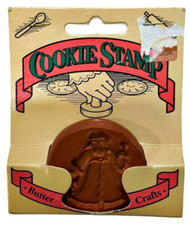 Ceramic Santa Claus Christmas Cookie Stamp/Mold with Original Tag — listing 4