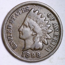 1898 Indian Head Cent (Philadelphia Mint, No Mint Mark) — listing 3