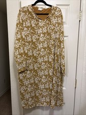 Love Olive Co Floral Tiered Long-Sleeve Boho Midi Dress, Size M/L — listing 6