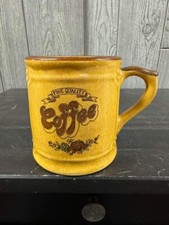 Vintage 1970s Japanese Stackable Mushroom Coffee Mug, Olive Green Glaze — listing 4