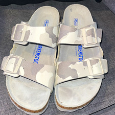 Birkenstock Arizona Soft Footbed Two-Strap Sandals, Desert Soil Camo (Sand/Beige) — listing 4
