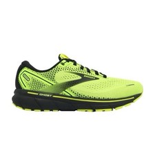 Brooks Ghost 6 Men's Running Shoes, Grey/Navy/Neon Yellow