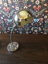 Chrome Gooseneck Desk Lamp with Bullet Shade, Mid-Century Modern Style — listing 5