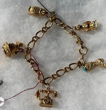 Vintage Avon Faith & Hope Charm Bracelet with Doves, Crosses & Pink Ribbon — listing 5