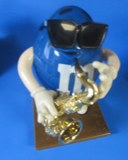 M&M's Blue Character Saxophone Player Candy Dispenser — listing 4