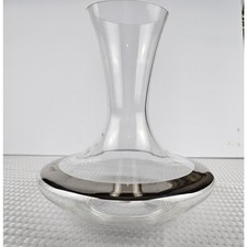 Clear Glass Wine Decanter with Wide Base and Flared Neck — listing 3