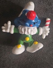 Vintage Jester/Clown Smurf PVC Figurine with Candy Cane Wand — listing 6