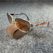 Brighton "Sugar Shack" Aviator Sunglasses with Leopard Print Temples — listing 2