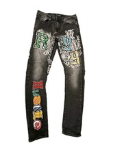 Rue 21 High-Waist Mom Jeans with Graffiti Graphic Print — listing 3