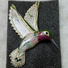 Bradford Exchange Lena Liu Hummingbird Sculptural Tabletop Fountain — listing 6