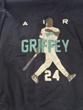 Vintage 1997 Seattle Mariners AL West Division Champs Teal T-Shirt, Size Large — listing 2