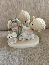 Precious Moments 25th Anniversary Musical Snow Globe - Girl with Teddy Bear — listing 4
