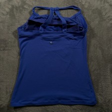 prAna Women's Geometric Print Racerback Athletic Tank Top, Size M — listing 4