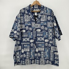 KY's Made in Hawaii Men's Motorcycle Print Aloha Shirt, Size XL — listing 4