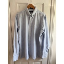 Vintage Christian Dior Monsieur Men's Chambray Button-Up Shirt with Embroidered Dior Logo — listing 2