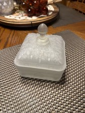 Indiana Glass Blue Beehive Honey Pot with Skep Base, 5 1/2" — listing 3