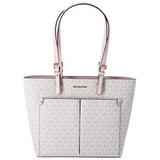 Michael Kors Jet Set Travel Double Pocket Tote Black Signature — listing 2