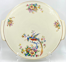 Vintage Bavarian Porcelain Bird of Paradise Dinnerware Set (Serving Platter Shown, Multi-Piece Service) — listing 5