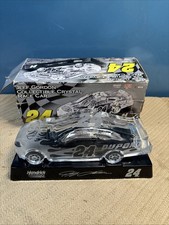 Jeff Gordon #24 Crystal Race Car Sculpture on Black Base, Hendrick Motorsports Signature Series — listing 2