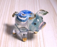 Vintage Figural Pig Glass Storage Jar with Wire Bail Clamp Lid — listing 5
