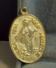 Medjugorje Queen of Peace 1 Troy Oz .999 Fine Silver Round, listing 4