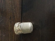 Vintage Thimble Collection with Wooden Display Case (Approx. 70+ Thimbles), listing 2