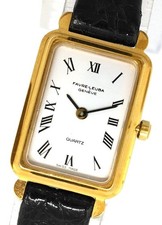 Vintage Favre-Leuba Genève Ladies' Cocktail Watch with Woven Mesh Bracelet — listing 6