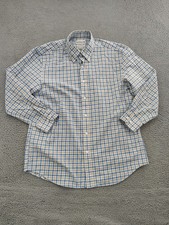 Saddlebred Vintage Oxford Long-Sleeve Button-Down Dress Shirt, Light Blue, Size XXL — listing 4
