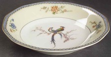 Théodore Haviland Limoges 'Chambord' Rimmed Soup Bowl with Birds of Paradise Motif — listing 4