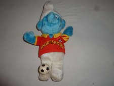 Vintage Soccer Player Smurf PVC Figure on Original Wallace Berrie Card — listing 6