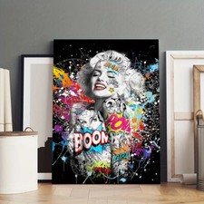 Marilyn Monroe Pop Art Style Framed Portrait Print — listing 2
