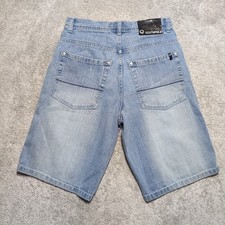Vintage Denim Jean Shorts (Jorts), Medium-Wash, Five-Pocket High-Waisted — listing 3