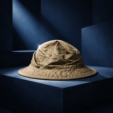 DPC Dorfman Pacific Khaki Cotton Bucket/Outdoor Hat, Size Small — listing 4