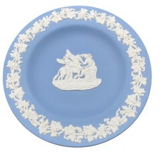 Wedgwood Pale Blue Jasperware Muses & Pegasus Trinket Dish — listing 6